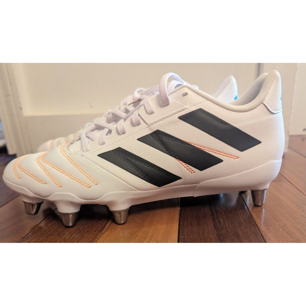 adidas Kakari Elite SG Soft Ground Rugby Cleat Mens 9.5 NWT White JP8800